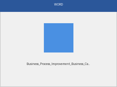 Business Case preview