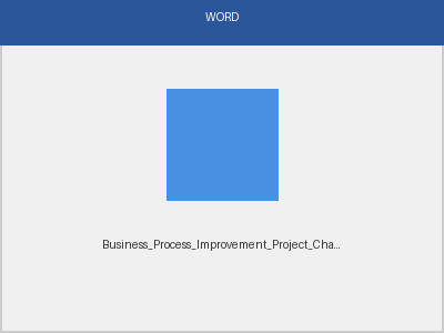 Project Charter preview