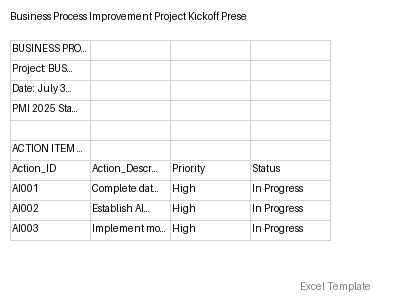 Project Kickoff Presentation preview