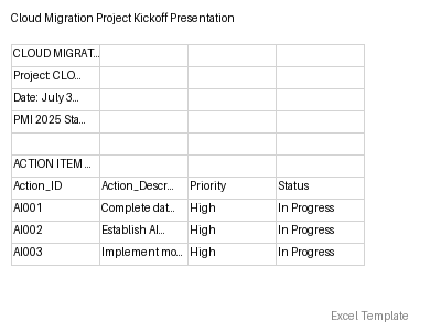 Project Kickoff Presentation preview