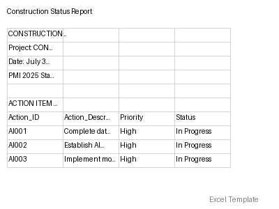 Status Report preview