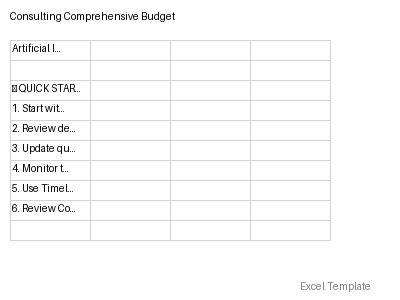 Comprehensive Budget preview