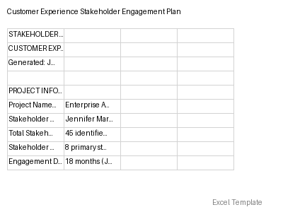 Stakeholder Engagement Plan preview
