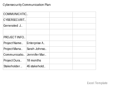 Communication Plan preview