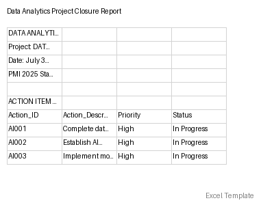 Project Closure Report preview
