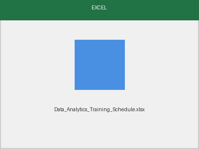 Training Schedule preview