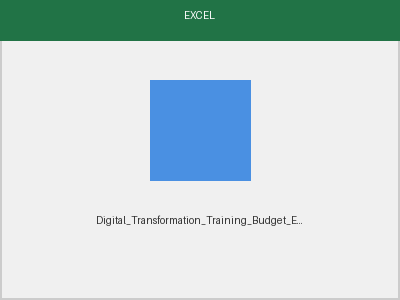 Training Budget Estimates preview