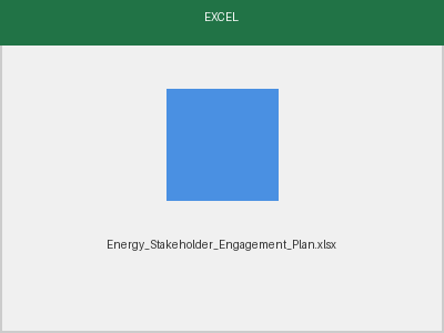 Stakeholder Engagement Plan preview
