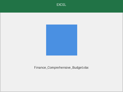 Comprehensive Budget preview