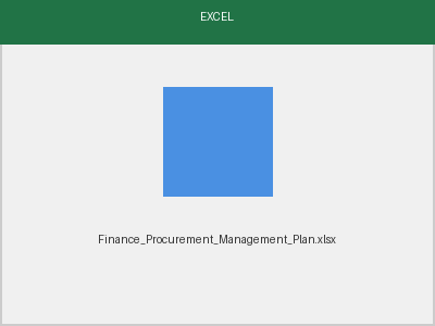Procurement Management Plan preview