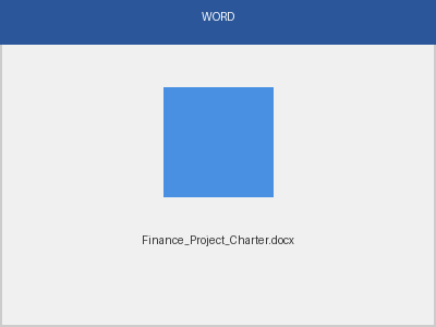 Project Charter preview