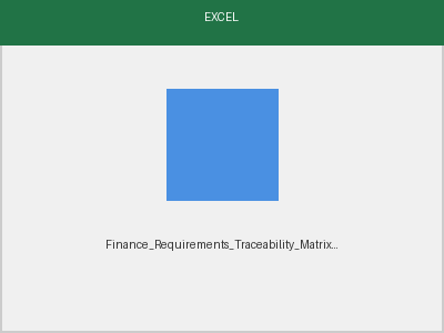 Requirements Traceability Matrix preview