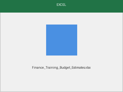 Training Budget Estimates preview