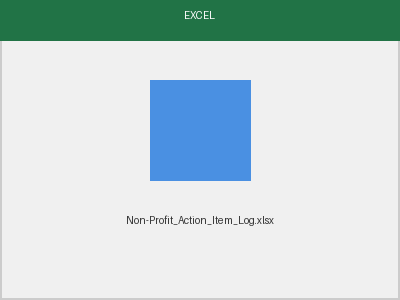 Action Item Log preview