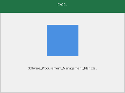 Procurement Management Plan preview