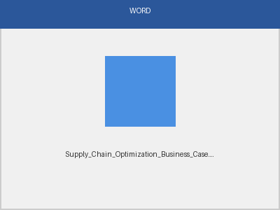 Business Case preview