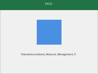 Resource Management Plan preview