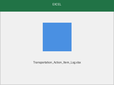 Action Item Log preview