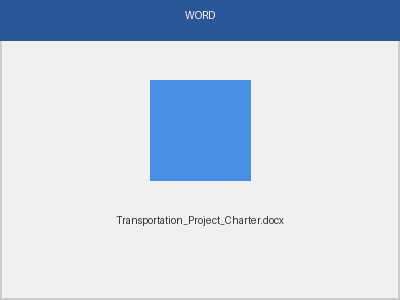 Project Charter preview